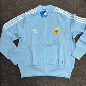 Vintage Y2K Adidas Originals Argentina 2006 FIFA World Cup Women Track Jacket XL